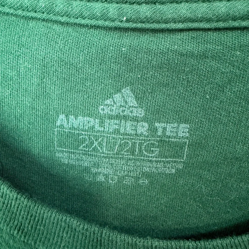 Adidas Mens Ohio Football Long‎ Sleeve Amplifier Tee Green 2XL EK0188